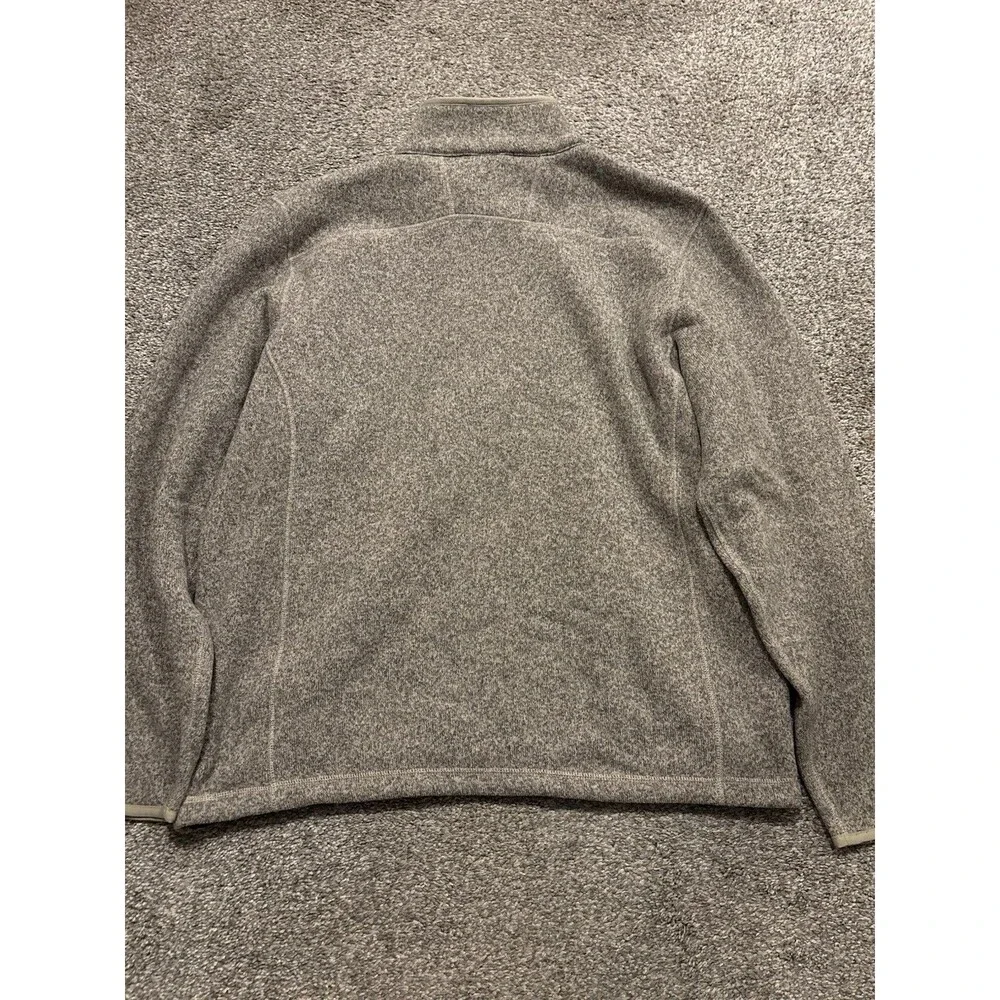 The North Face Gordon Lyons Brown Tech Pullover‎ Fleece Jacket XL Polyester